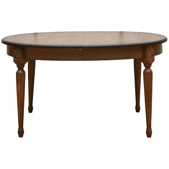 Стол обеденный «Верди» П4.487.4.07 (П323.01), Основной материал: массив дуба, Цвет: Дуб рустикаль с патинированием