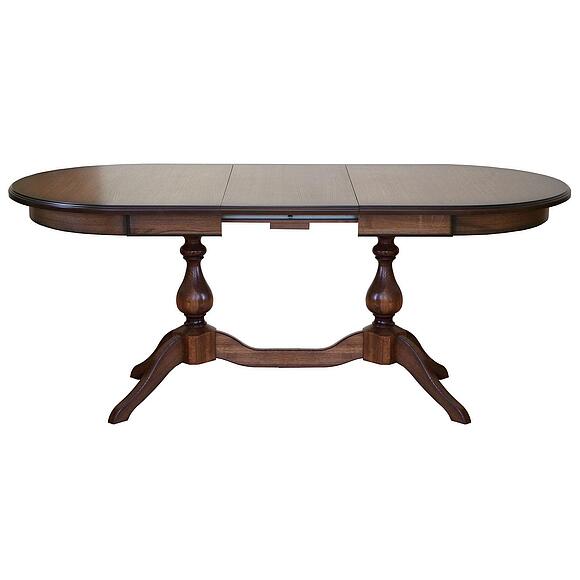 Стол обеденный «Верди» П4.487.4.16 (П106.16), Основной материал: массив дуба, Цвет: Дуб рустикаль с патинированием