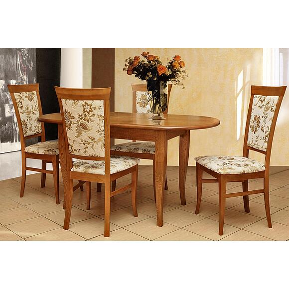 Стол обеденный «Альт» П4.490.4.07 (П285.07), Основной материал: МДФ+шпон, Цвет: Дуб рустикаль с патинированием