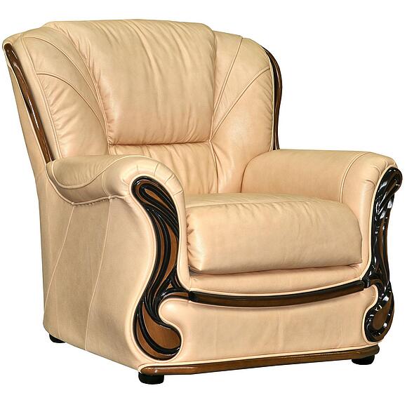 Кресло «Изабель 2» (12), Основной материал: натуральная кожа, Группа ткани: 120 группа