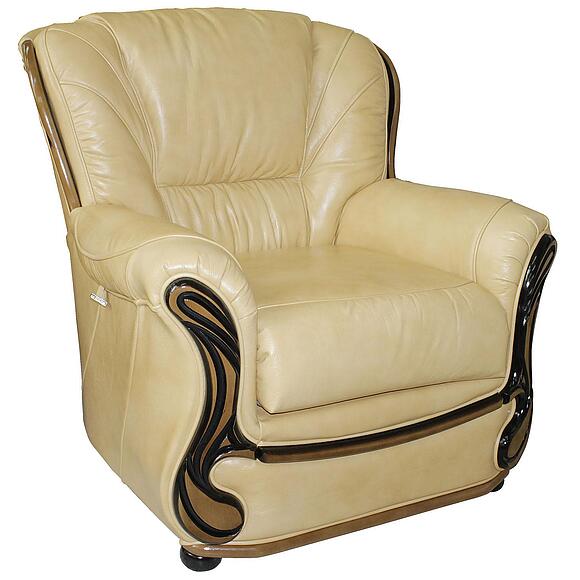 Кресло «Изабель 2» (12), Основной материал: натуральная кожа, Группа ткани: 120 группа