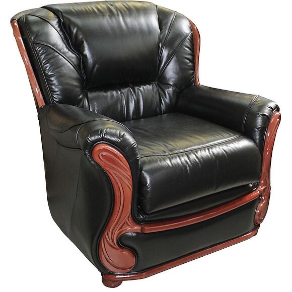 Кресло «Изабель 2» (12), Основной материал: натуральная кожа, Группа ткани: 120 группа