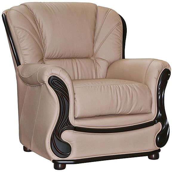 Кресло «Изабель 2» (12), Основной материал: натуральная кожа, Группа ткани: 120 группа