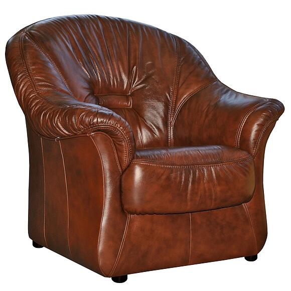 Кресло «Омега» (12), Основной материал: натуральная кожа, Группа ткани: 120 группа