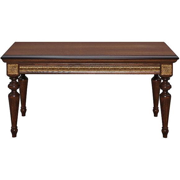 Стол журнальный «Милана 03» П4.265.0.03(299.03), Основной материал: МДФ+шпон, Цвет: Черешня с золочением