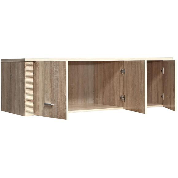 Секция антресольная «Гресс» П6.501.1.21 (П501.21), Цвет: Дуб Сонома светлый (sekciya_antresol_gress_p501_21_2.jpg) Секция антресольная «Гресс» П6.501.1.21 (П501.21), Цвет: Дуб Сонома светлый