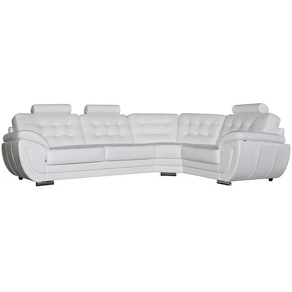 Угловой диван «Редфорд» (3mL/R901R/L), Основной материал: натуральная кожа, Группа ткани: 120 группа