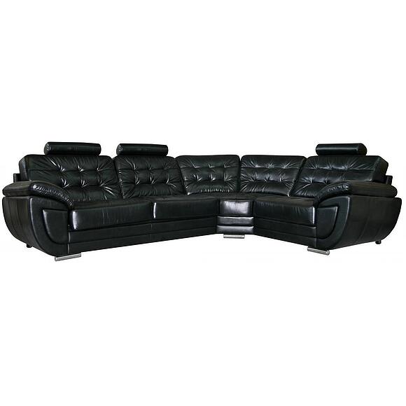 Угловой диван «Редфорд» (3mL/R901R/L), Основной материал: натуральная кожа, Группа ткани: 120 группа