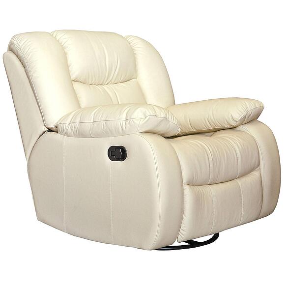 Кресло-реклайнер «Манчестер 1» (1Р), Основной материал: натуральная кожа, Группа ткани: 120 группа