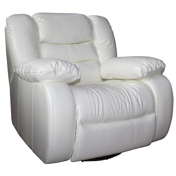 Кресло-реклайнер «Манчестер 1» (1Р), Основной материал: натуральная кожа, Группа ткани: 120 группа