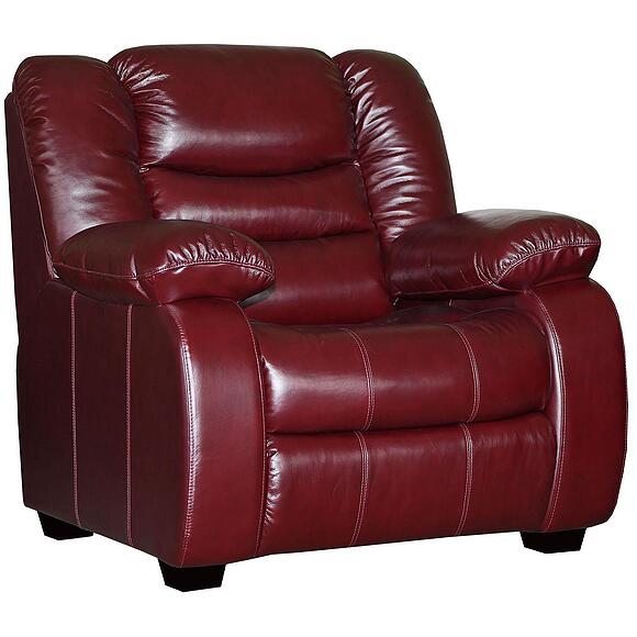 Кресло «Манчестер 1» (12), Основной материал: натуральная кожа, Группа ткани: 140 группа