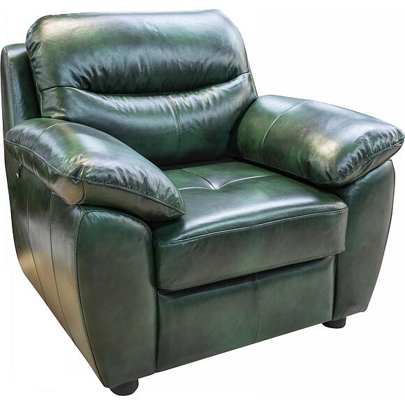 Кресло «Плаза» (12), Основной материал: натуральная кожа, Группа ткани: 120 группа
