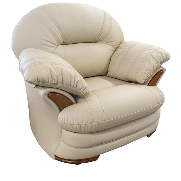 Кресло «Йорк» (12), Основной материал: натуральная кожа, Группа ткани: 120 группа