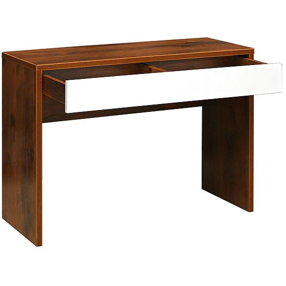 Стол туалетный «Монако» П6.528.1.06 (П528.06), Основной материал: МДФ+ПВХ, Цвет: Дуб Саттер+Белый глянец