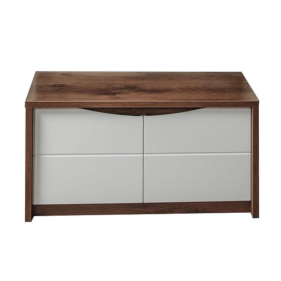 Тумба для обуви «Монако» П6.528.3.03 (П542.03), Цвет: Дуб Саттер+Белый глянец