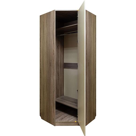 Шкаф для одежды угловой «Бритиш» П551.09, Основной материал: ЛДСП
