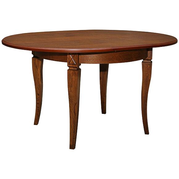 Стол «Верди 12А» П4.487.4.06(318.07), Основной материал: массив дуба, Цвет: Черешня