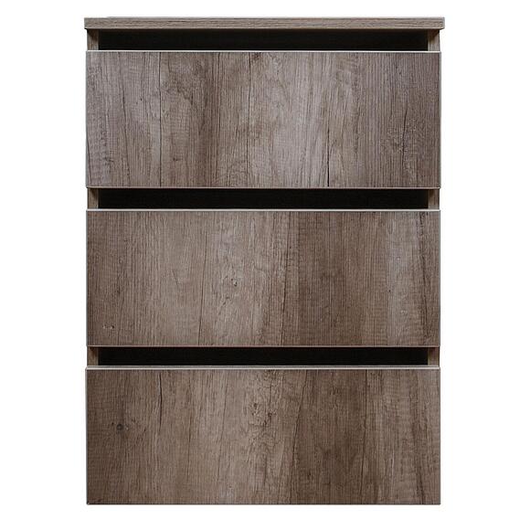 Секция нижняя «Брауни» П7.043.1.21(043.201), Цвет: Дуб Каньон+чёрный