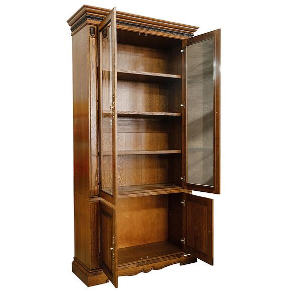 Шкаф комбинированный «Милана 2Д» П4.265.2.10(396.10), Основной материал: массив дуба, Цвет: Черешня (shkaf_kombinir_milana_2d_p_396_10_chereshnya_3.jpg) Шкаф комбинированный «Милана 2Д» П4.265.2.10(396.10), Основной материал: массив дуба, Цвет: Черешня