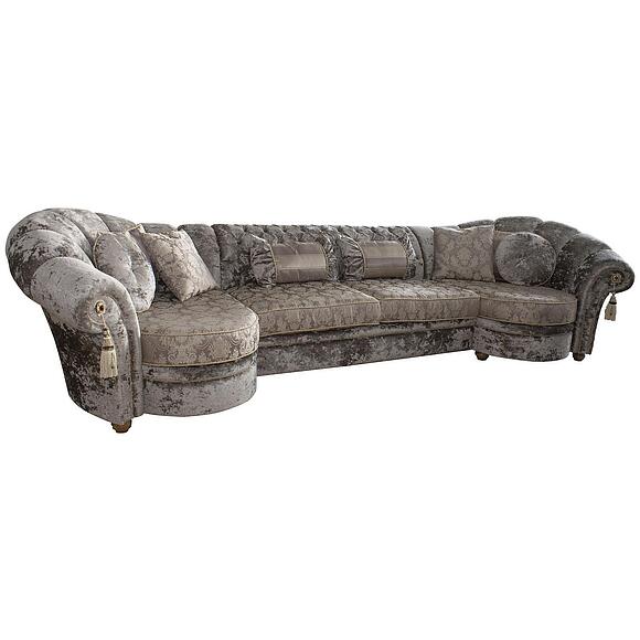 Угловой диван «Мадлен Royal» (4L30м4R), Основной материал: ткань, Группа ткани: 21 группа