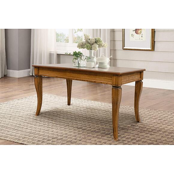 Стол обеденный «Кинг» П4.193.4.02 (П613.02), Основной материал: массив дуба, Цвет: Дуб рустикаль с патинированием