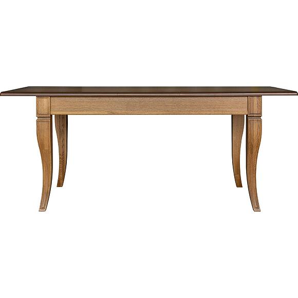 Стол обеденный «Кинг» П4.193.4.02 (П613.02), Основной материал: массив дуба, Цвет: Дуб рустикаль с патинированием