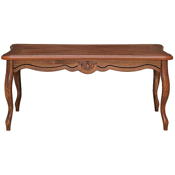 Стол журнальный «Алези» П1.350.0.40 (П354.02), Основной материал: массив дуба, Цвет: Табак