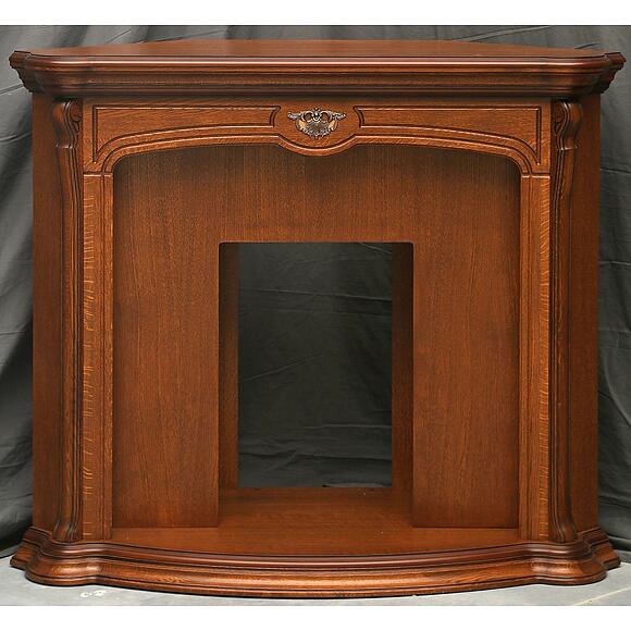 Портал для камина «Алези» П1.350.0.26 (П350.26), Основной материал: массив дуба, Цвет: Античная бронза