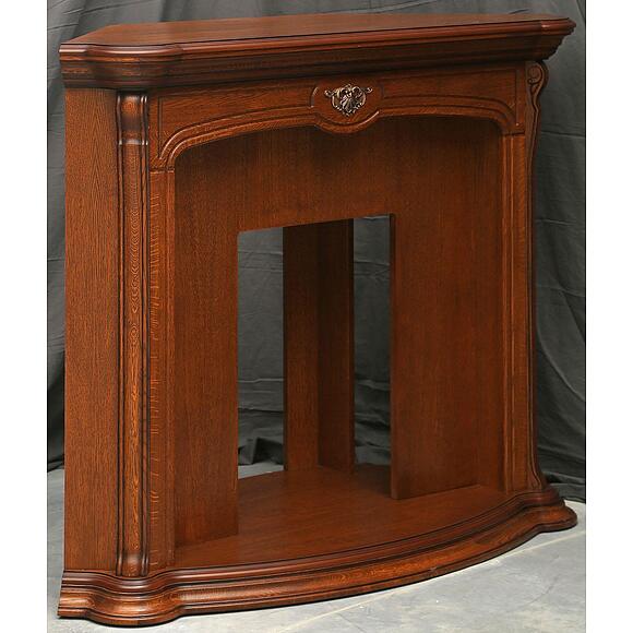 Портал для камина «Алези» П1.350.0.26 (П350.26), Основной материал: массив дуба, Цвет: Античная бронза