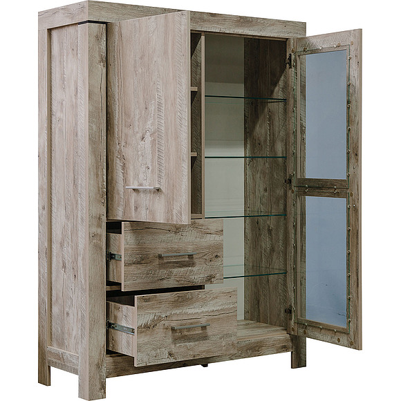 Шкаф «Гранде» П6.606.0.05 (П606.05), Основной материал: ЛДСП, Цвет: Дуб Юкон (Dub_Ukon_Tumba_Grande_P606-05-.jpg) Шкаф «Гранде» П6.606.0.05 (П606.05), Основной материал: ЛДСП, Цвет: Дуб Юкон