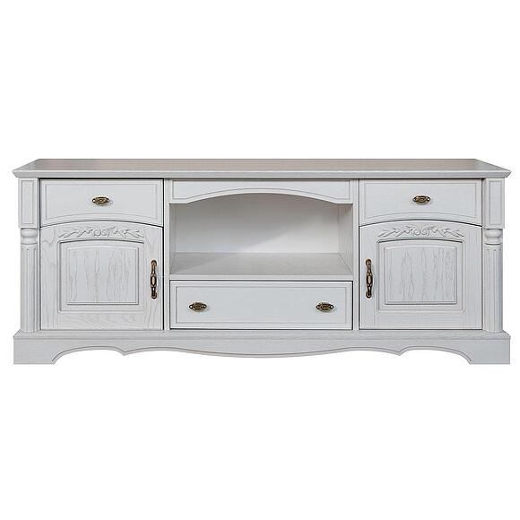 Тумба под ТВ «Паола» БМ2.671.0.33(2103), Основной материал: массив дуба, Цвет: Розовый пепел