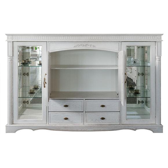 Тумба-бар «Паола» БМ2.671.0.38(2104), Основной материал: массив дуба, Цвет: Розовый пепел