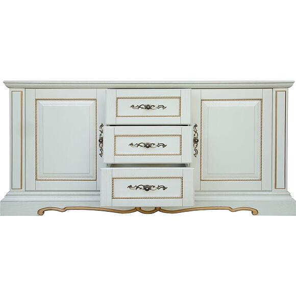 Тумба «Милана 3» П4.265.2.18(396.18), Цвет: Слоновая кость с золочением