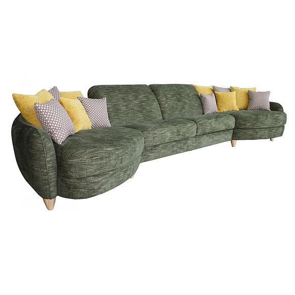 Угловой диван «Бали» (4L/R.30М.4R/L), Основной материал: ткань, Группа ткани: 20 группа