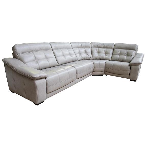 Угловой диван «Мирано» (3mL/R901R/L), Основной материал: натуральная кожа, Группа ткани: 150 группа