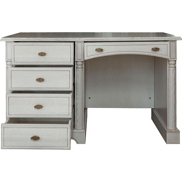 Стол письменный «Паола» БМ2.671.2.46/-01(2170/2170-01), Основной материал: массив дуба, Цвет: Розовый пепел