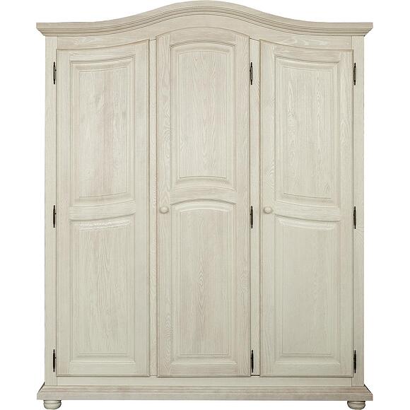 Шкаф для одежды 3д «Лотос» БМ2.701.1.03(1092), Основной материал: массив сосны, Цвет: Брашированный крем