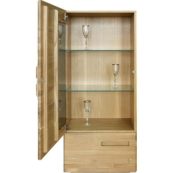 Шкаф с витриной «Хедмарк» БМ2.761.0.78-01, Основной материал: массив дуба, Цвет: Дуб натуральный (IMG_5098.jpg) Шкаф с витриной «Хедмарк» БМ2.761.0.78-01, Основной материал: массив дуба, Цвет: Дуб натуральный