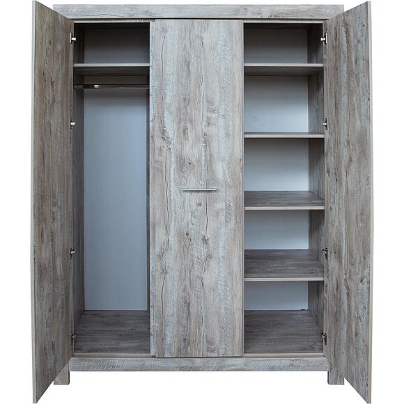 Шкаф для одежды 3д «Гранде» П6.606.1.01 (П622.01), Основной материал: ЛДСП, Цвет: Дуб Юкон