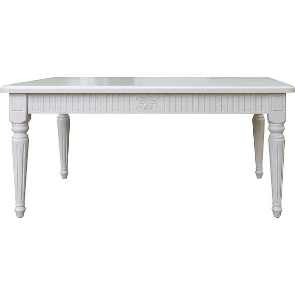 Стол журнальный «Юстина» БМ2.691.0.64(2339), Основной материал: массив дуба, Цвет: Молоко