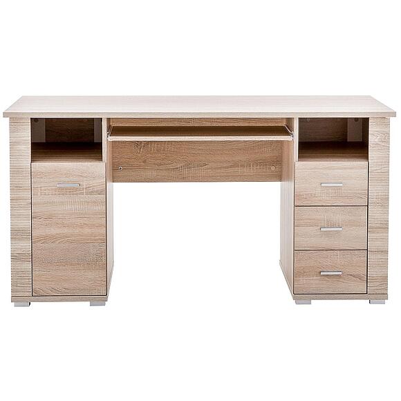 Стол письменный 2т «Гресс» П6.501.2.15 (П501.15), Основной материал: ЛДСП, Цвет: Дуб Сонома светлый
