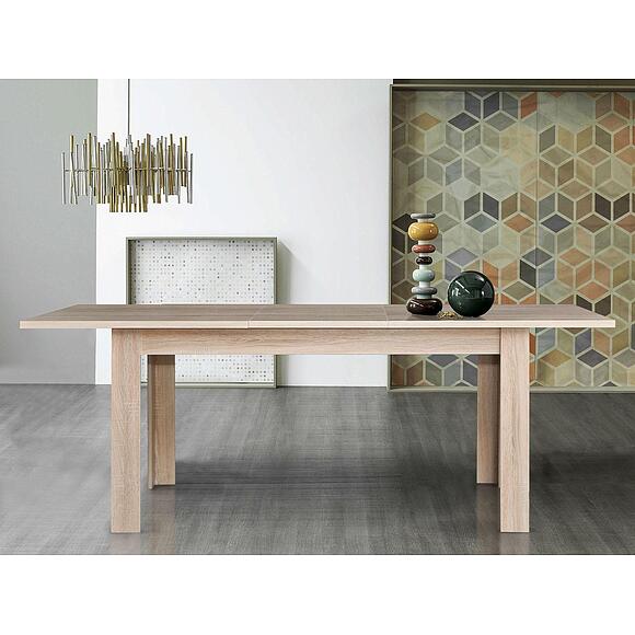 Стол раздвижной «Гресс» П6.501.0.22 (П501.22), Основной материал: ЛДСП, Цвет: Дуб Сонома светлый (Gress_P501-22_Dub-Sonoma-svetlyy_razlozh5c30a174765cf.jpg) Стол раздвижной «Гресс» П6.501.0.22 (П501.22), Основной материал: ЛДСП, Цвет: Дуб Сонома светлый