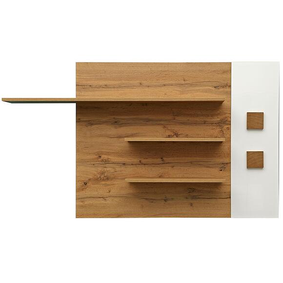 Полка «Гелиос» П550.09, Цвет: Дуб Вотан + белый (polka_gelios_550_09_25aebfd31cb95f.jpg) Полка «Гелиос» П550.09, Цвет: Дуб Вотан + белый