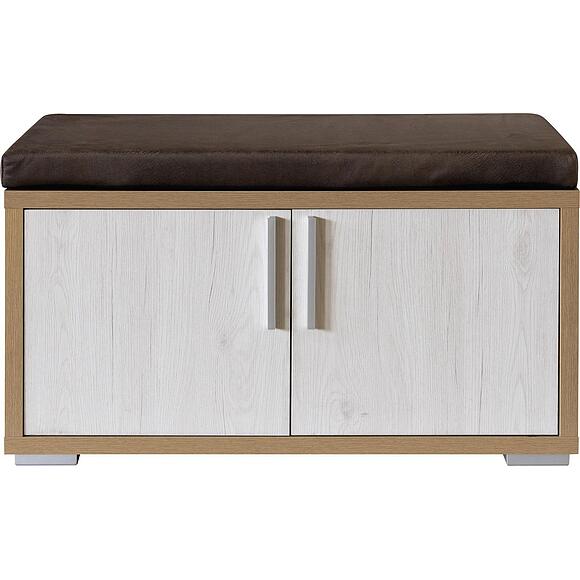 Тумба для обуви «Верес» П3.564.3.09(564.09), Основной материал: ЛДСП, Цвет: Дуб бордо лайт+Дуб каньон