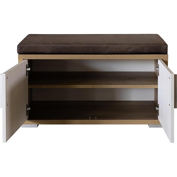 Тумба для обуви «Верес» П3.564.3.09(564.09), Основной материал: ЛДСП, Цвет: Дуб бордо лайт+Дуб каньон