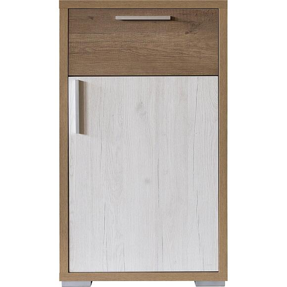 Тумба для обуви «Верес» П3.564.3.10(564.10), Основной материал: ЛДСП, Цвет: Дуб бордо лайт+Дуб каньон (Tumba_dlya_obuvi_Veres_P3-564-3-10_dub_bordo_lait-dub_kanion.jpg) Тумба для обуви «Верес» П3.564.3.10(564.10), Основной материал: ЛДСП, Цвет: Дуб бордо лайт+Дуб каньон