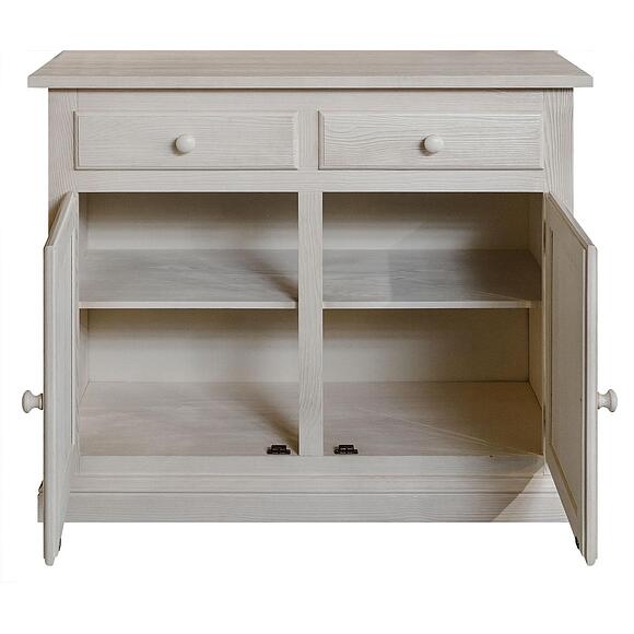 Тумба 2д «Лотос» БМ2.701.4.35(1074), Цвет: Брашированный крем