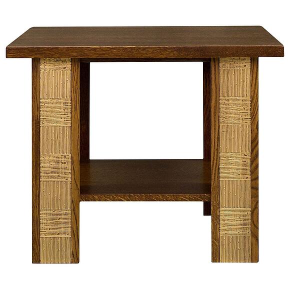 Стол журнальный «Тунис» П6.343.0.10 (П343.10Ш), Основной материал: ДСП+шпон, Цвет: Черешня с золочением