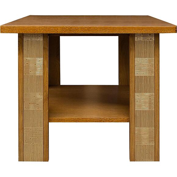 Стол журнальный «Тунис» П6.343.0.10 (П343.10Ш), Основной материал: ДСП+шпон, Цвет: Медовый с золочением