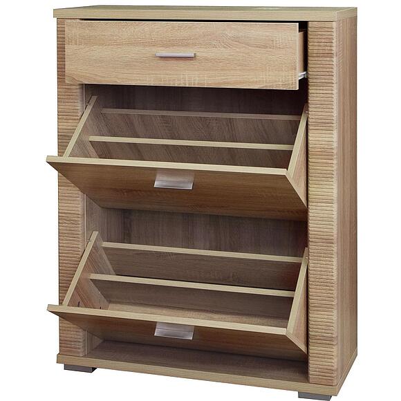 Тумба для обуви «Гресс» П6.501.3.02 (П614.02), Цвет: Дуб Сонома светлый